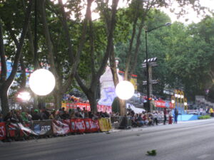 Lighting up the avenue