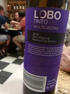 Bottle of Lobo Tinto